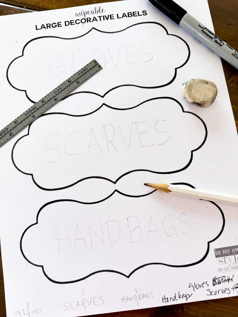 blank labels to print out.