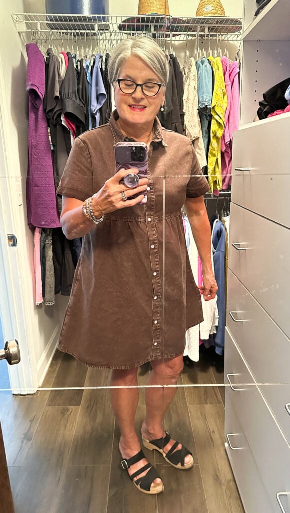 Amazon denim dress review