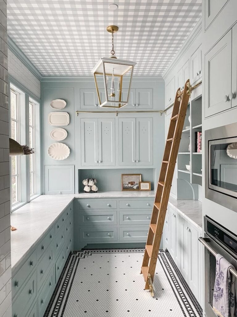 wallpaper on ceiling from House of Hargrove