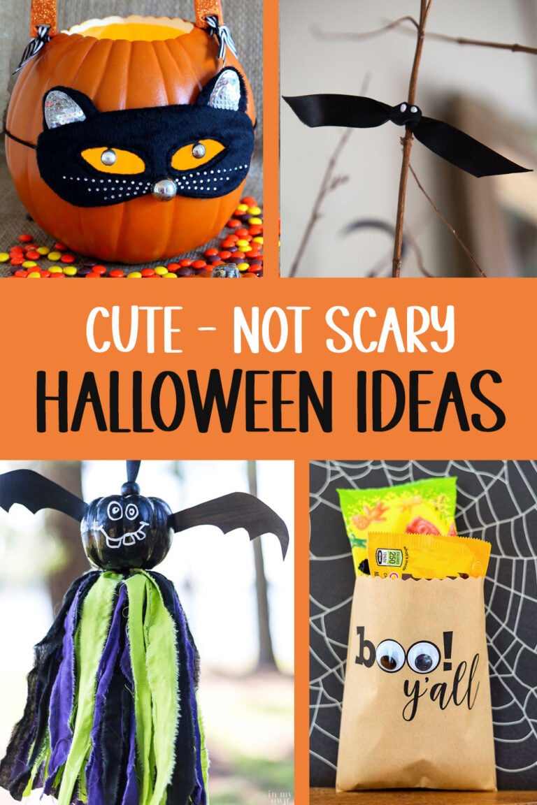 Cute not scary Halloween ideas to make.