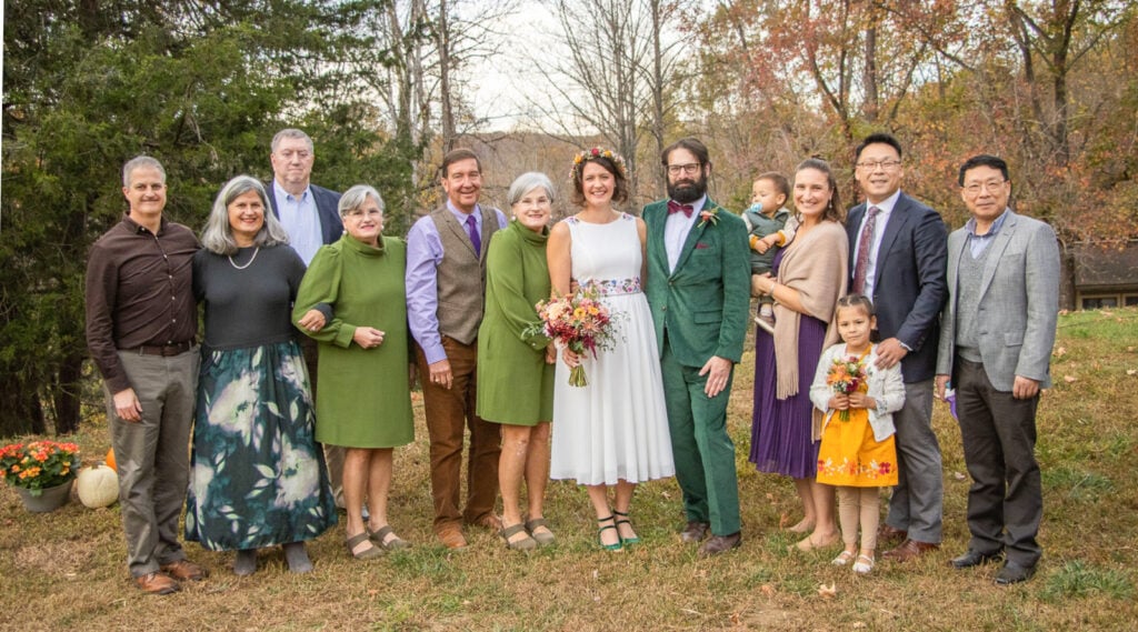 Brides family picture