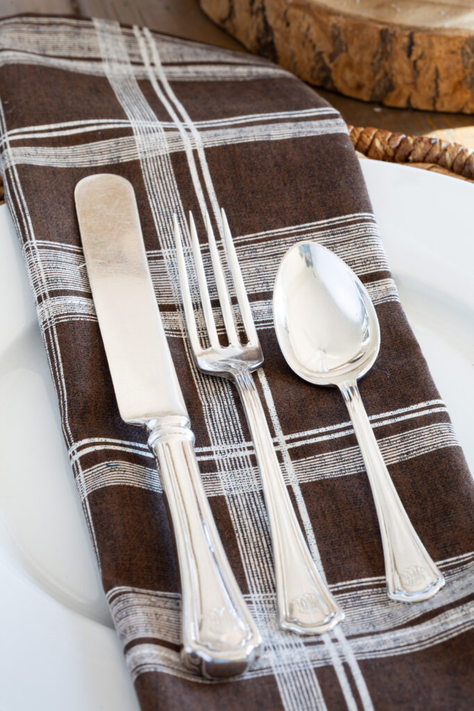 monogrammed silverware
