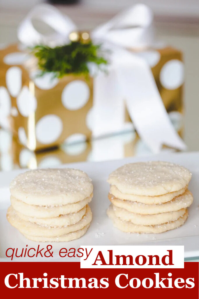 Christmas cookie recipe for almond cookies