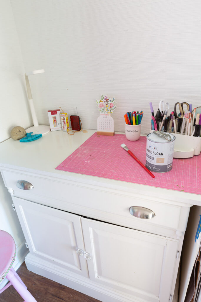 Crafting area in multi-purpose room.