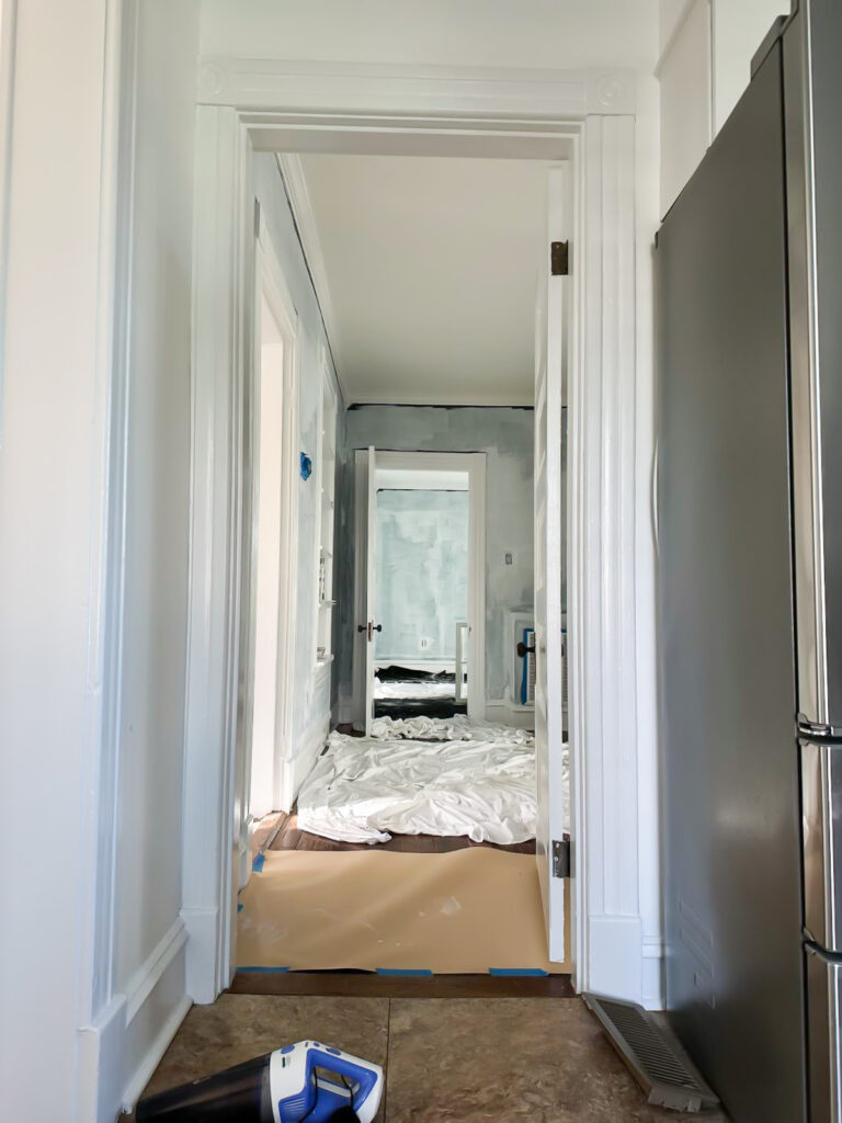 view of first floor of house from kitchen