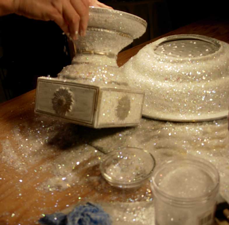 Holiday trash to treasure Christmas ornaments