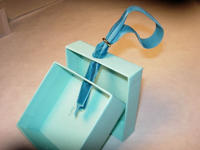 Tiffany Box Christmas tree ornament