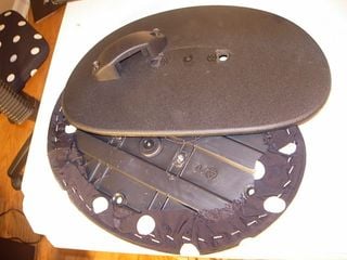 covering the back of an office chair