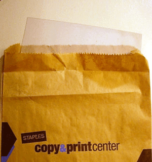 transparency paper