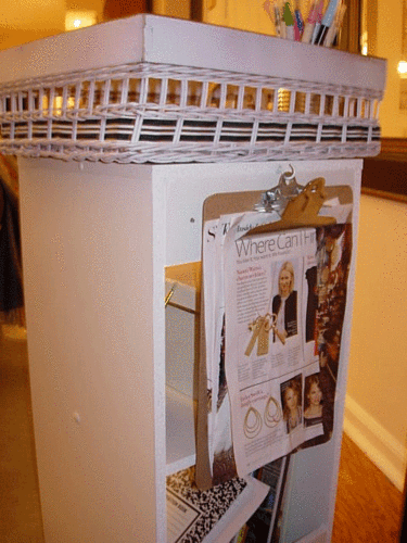 Craft Room Storage Ideas Craft Cart made from Cubicals Storage units