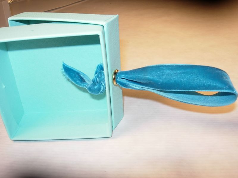 How to make a Tiffany Box Christmas tree Ornament