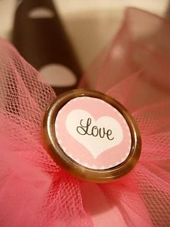 valentine love button craft