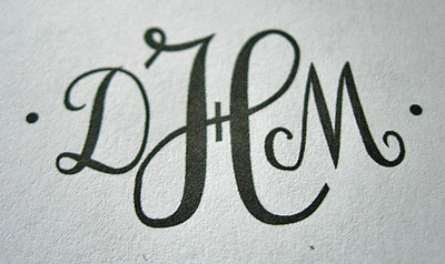 Computer generated monogram